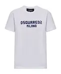Футболка с логотипом Dsquared2, белый - фото