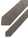 Фактурный галстук Dell'Oglio, серый - фото 3