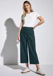 Широкие брюки STREET ONE, темно-зеленый - фото 4