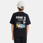 FILA KIDS Футболка Back Large Pattern Stones Navy Blue - фото 6