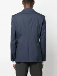Однобортный пиджак Billionaire, синий - фото 4