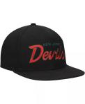 Черная мужская кепка Mitchell Ness New Jersey Devils Core Team Script 2.0 Snapback Mitchell & Ness, черный - фото 2