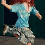 Юбка детская Gucci, сине-серый - фото 3