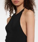 Майка с халтернеем Peter Do, черный - фото 4