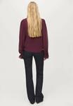 Блуза Mango Button-down blouse, Burgundy/Bordeaux - фото 3