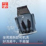 Gb Pocket Carriage, складная ультракомпактная коляска-трость для путешествий, 3S-R Black And Gray с дорожной сумкой [Foam Handle] - фото 4