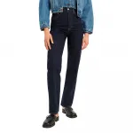 Джинсы Levi's Ribcage Full Length, синий - фото