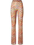 Брюки Missoni с узором «зигзаг», оранжевый - фото