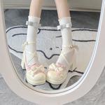 Medd Туфли Мэри Джейн женские белые - фото 5