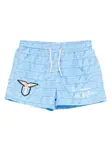 Плавки-шорты с нашивкой MC2 Saint Barth Kids, синий - фото