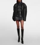 Сапоги из лакированной кожи до колена Acne Studios, черный - фото 2