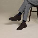 Коричневые мужские ботинки THOM WILLS, Camel E1872 - фото 8