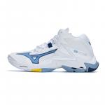 Mizuno Кроссовки Wave Lightning Z8 Mid 'White Bellwether Blue' - фото
