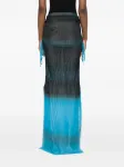 Юбка макси Maya с эффектом градиента Kerne.Milk, синий - фото 4