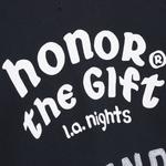 Топ Honor The Gift Mixed Logo Long-Sleeve Crewneck 'Black' - фото 3