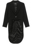 Peserico блейзер с асимметричным подолом, черный - фото