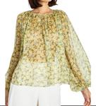 Топ Элейн в цвете Cameo Blue Multi Tanya Taylor - фото