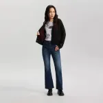 Lee Джинсы Women's Dark Blue Moderate Flared - фото 4