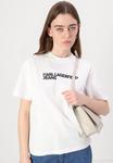 Футболка с принтом ESSENTIAL TEE Karl Lagerfeld Jeans, белый - фото 3
