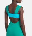 Мини-платье с вырезом Nensi Dojaka, Green Blue - фото 5