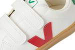 Кроссовки VEJA Kids  Small Esplar Chromefree, Extra White/Pekin/Emeraude - фото 6