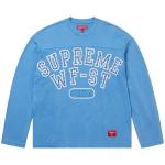 Топ Supreme Athletic Studded Long-Sleeve Top Blue, синий - фото