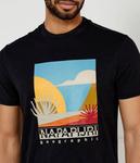 Футболка s-arbia Regular fit Napapijri, черный - фото 4