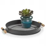 Поднос Zeller Present, (1 шт.), Ø 48 см, черный - фото 2