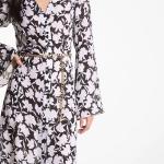 Платье с длинными рукавами женское черное Michael Kors - фото 5