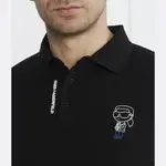 Рубашка поло стандартного кроя Karl Lagerfeld, черный - фото 3
