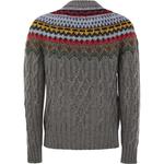 Гренобльский кабельный свитер Moncler, серый - фото 4