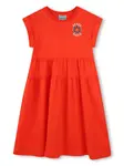 Платье с логотипом Kenzo Kids, красный - фото