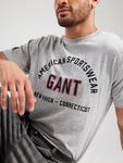 Футболка GANT, mottled grey - фото 4