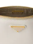 Мини-сумка через плечо с логотипом Prada, белый - фото 6