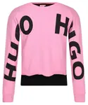 Толстовка Regular fit Hugo Kids, розовый - фото