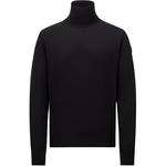 Свитер с высоким воротником Moncler, черный - фото 2