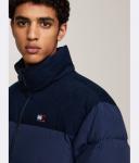 Пуховик мужской Tommy Jeans длинный с высоким воротником, синий - фото 3