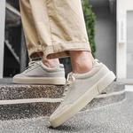 Мужские скейтерские кеды Low Top VANSSI, Экрю - фото 9