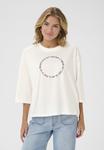 Топ Kaffe Long sleeved top, Chalk/Off-White - фото