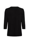 Топ с длинными рукавами comma, черный - фото 2