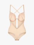 Боди-стринги с низкой спинкой Bye Bra, Beige - фото 8