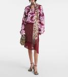 Рубашка оверсайз Dries Van Noten, фуксия - фото 2