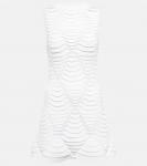 Мини-платье без рукавов ALAÏA, белый - фото