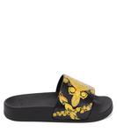 Резиновые шлепанцы Medusa Versace, черный - фото 3