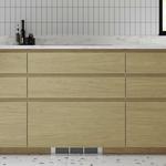 Фасад для посудомоечной машины, под дуб, 45x80 см Voxtorp IKEA - фото 2