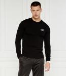 Лонгслив EA7 Slim Fit, черный - фото 3