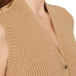 MaxMara Топ-майка женская camel - фото 6