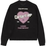Свитер с принтом в виде сердца Carhartt WIP, черный - фото