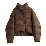 Куртка пуховая женская ELLE, кофейный - фото 2