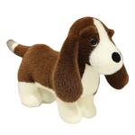 Плюшевая кукла милый такса 20 см MLING, коричневый - фото 2